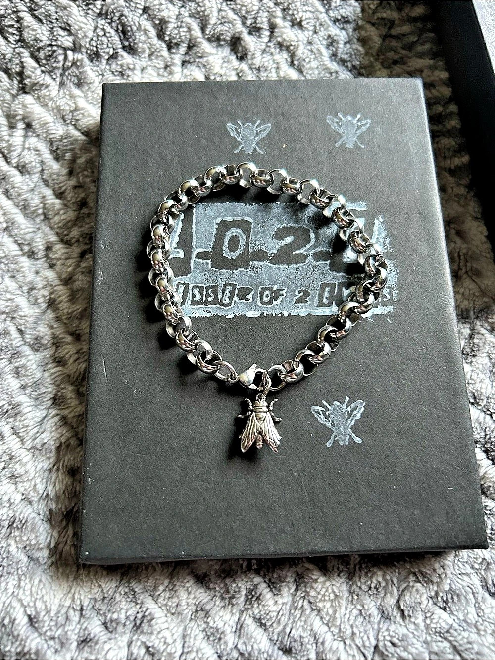 Lesser of 2 Evils Fly Tag Necklace and Bracelet